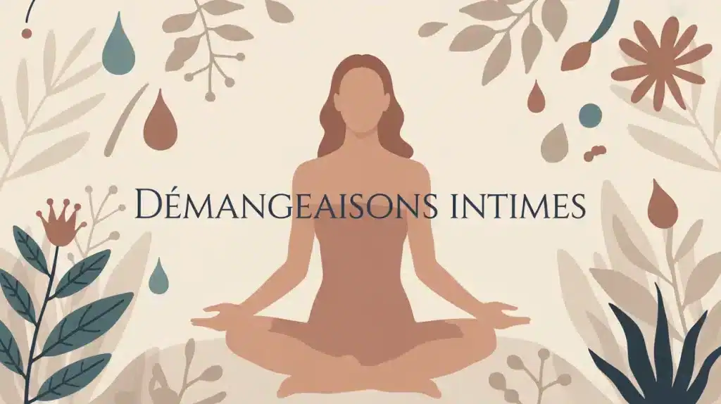 illustration douce démangeaisons intimes nature confort