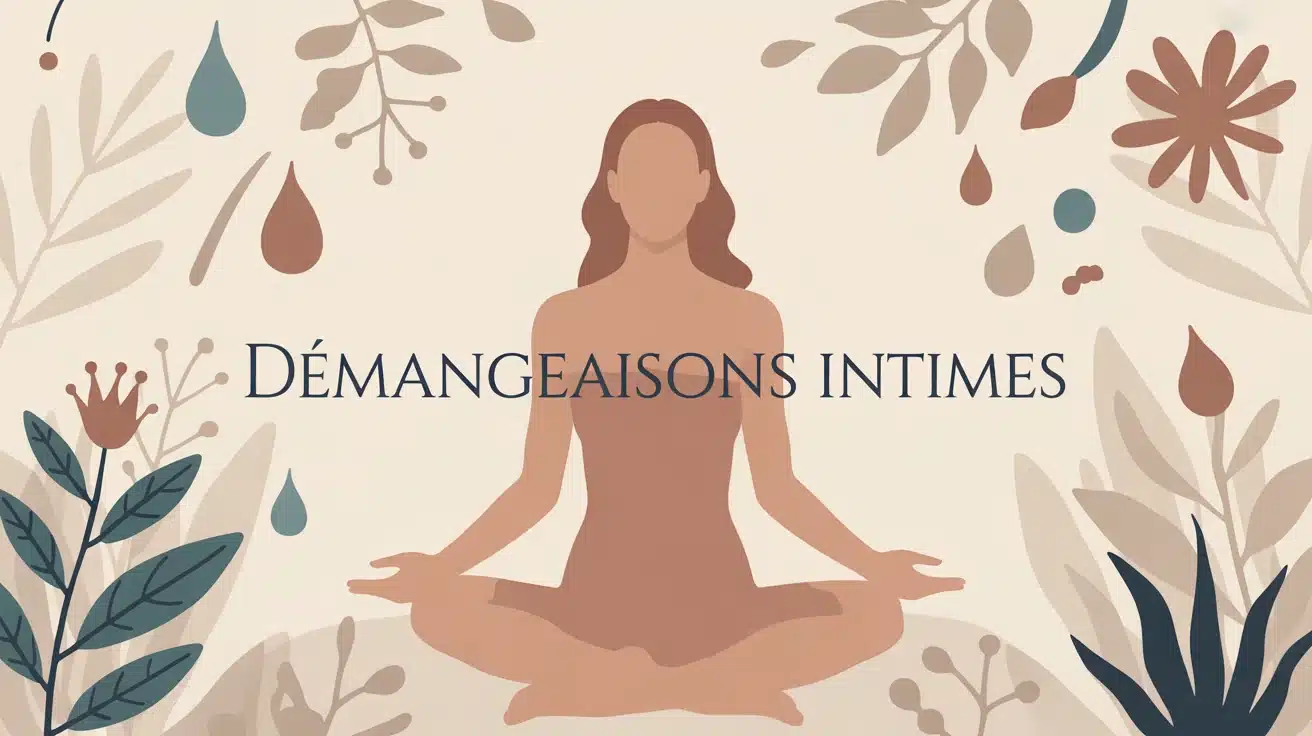 illustration douce démangeaisons intimes nature confort