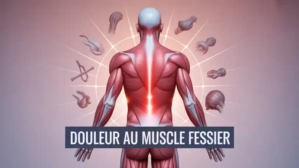 corps humain dos muscles fessiers rouges douleur au muscle fessier