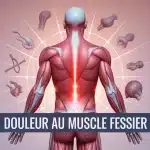 corps humain dos muscles fessiers rouges douleur au muscle fessier