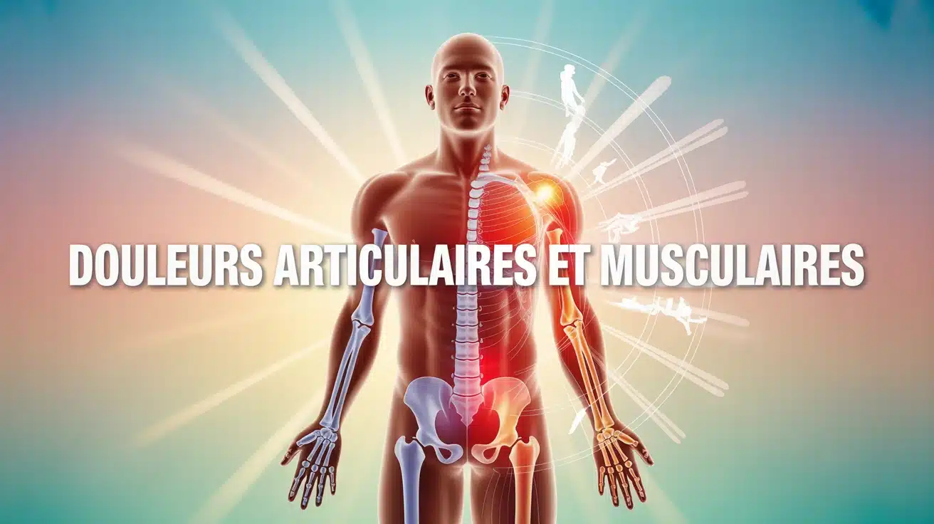 corps humain stylisé douleurs articulaires et musculaires