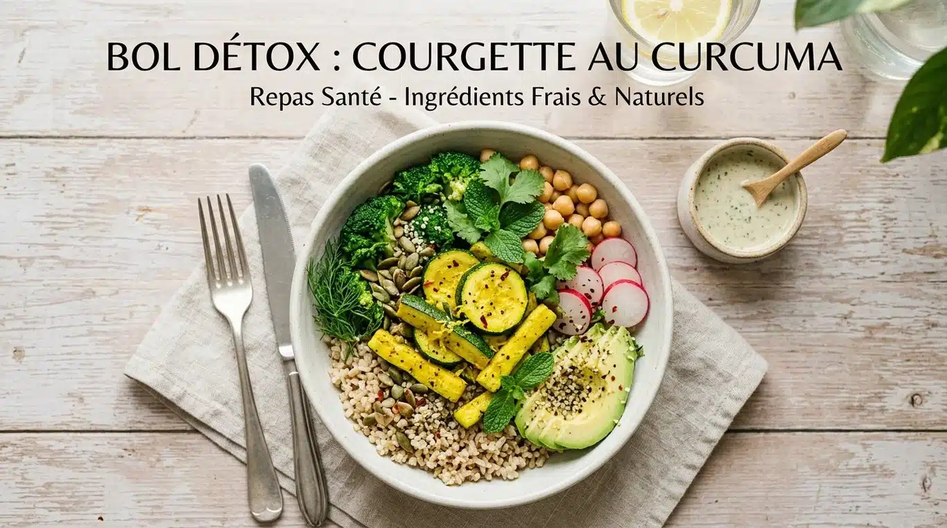 Repas sain et détoxifiant pour une cure de 2 jours.