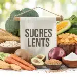 Illustration vectorielle aliments riches en sucres lents