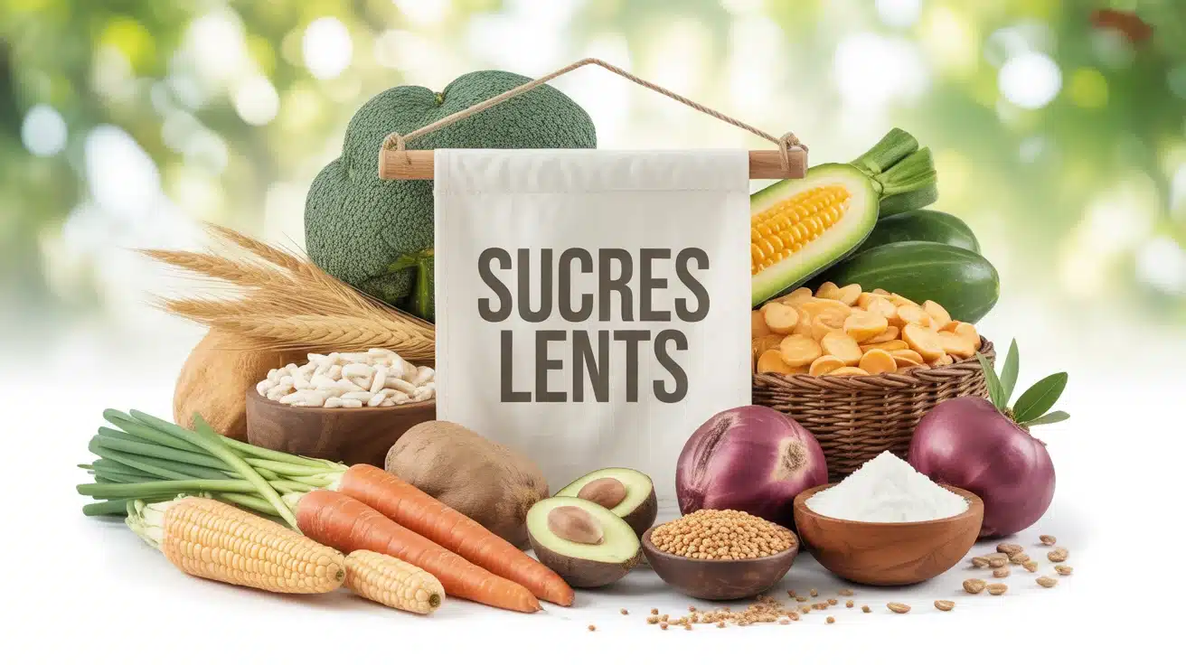 Illustration vectorielle aliments riches en sucres lents