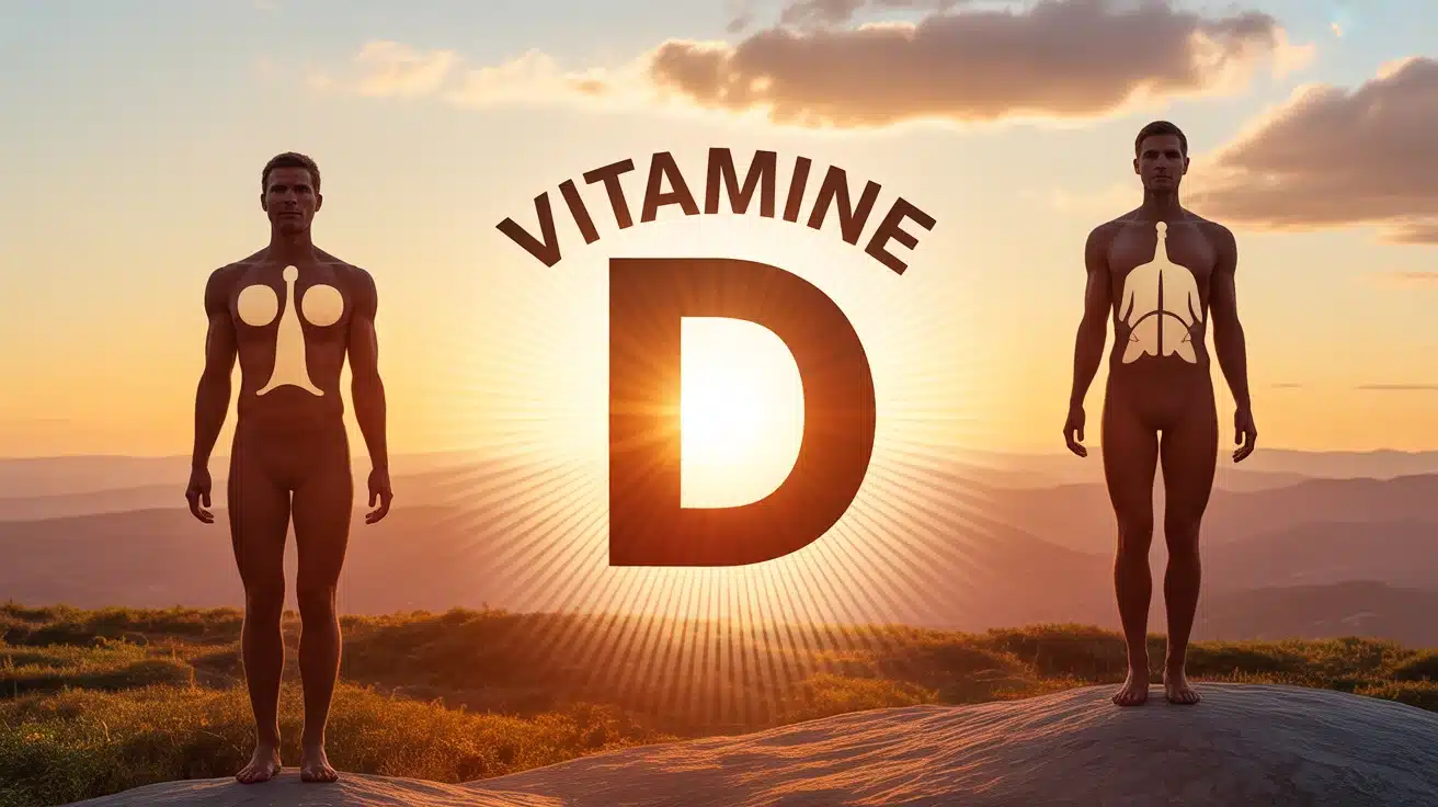 vitamine D avec os solides système immunitaire soleil