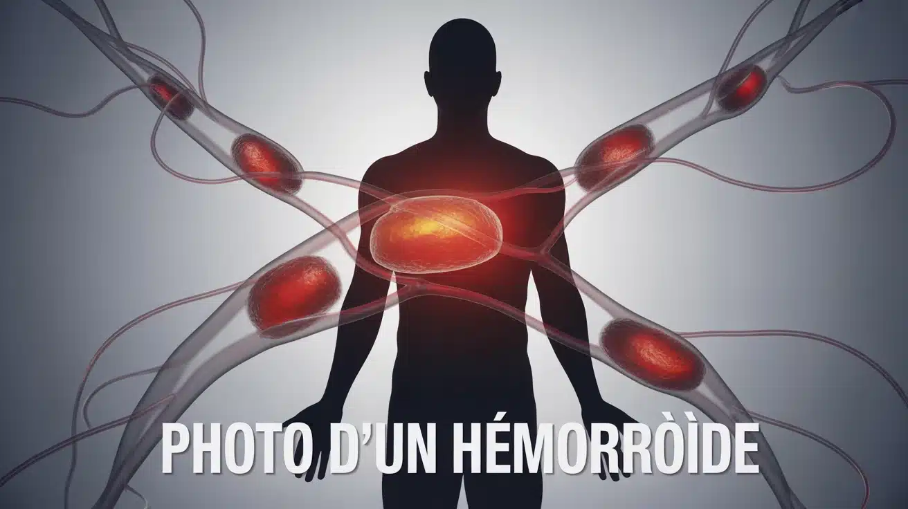 illustration vectorielle photo d un hémorroïde