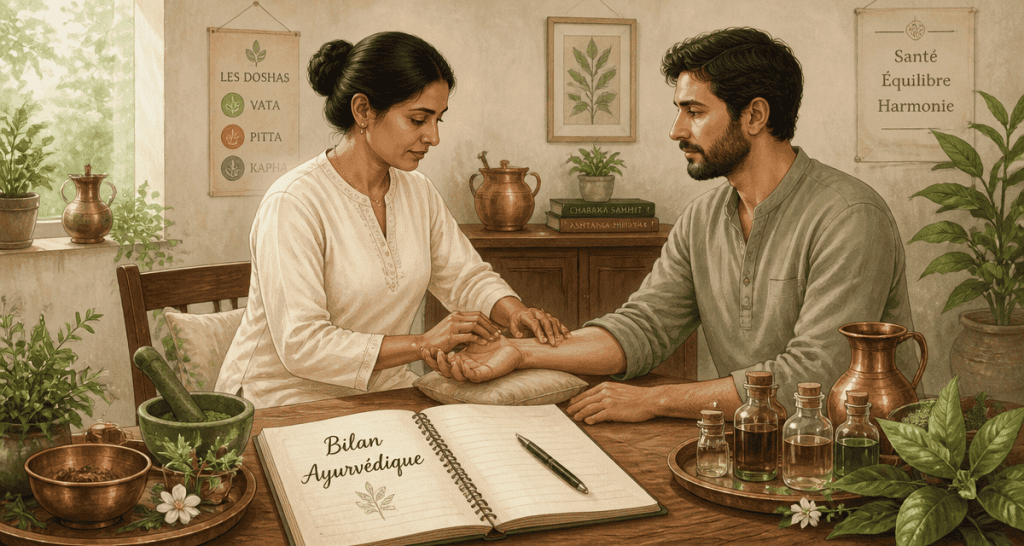 consultation ayurveda prise de pouls