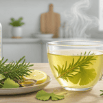 Bienfaits du ginkgo biloba en infusion avec romarin et citron