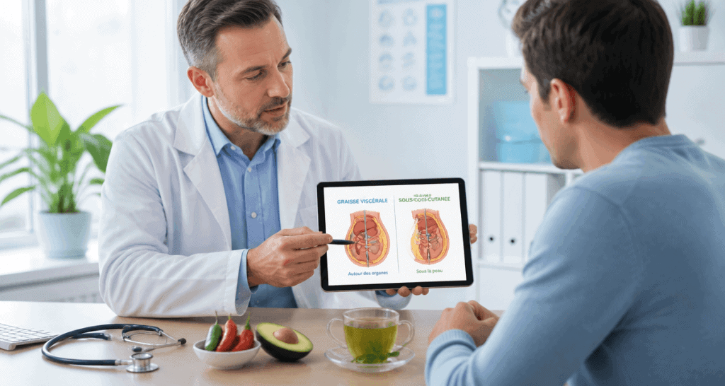 Bruler les graisses ventre médecin schéma