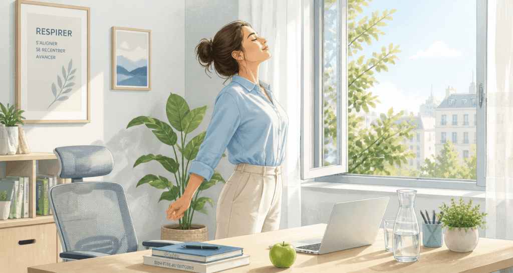 comment avoir de l energie rapidement femme au bureau
