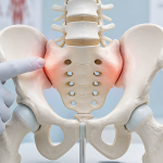Modèle anatomique douleur sacrum