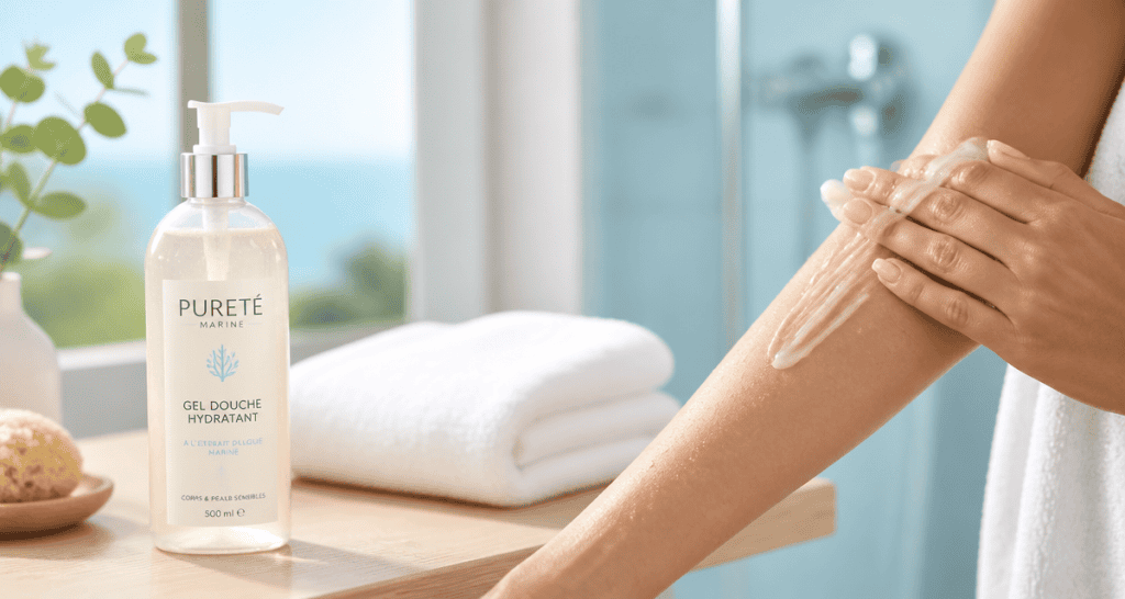 meilleur gel douche surgras sur peau nourrie