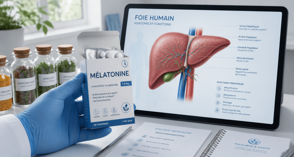 mélatonine danger foie cabinet médical