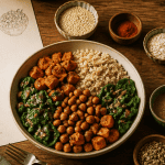 nourriture healthy bowl légumes rôtis