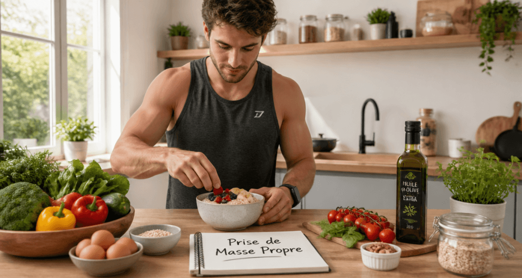 prise de masse musculaire cuisine saine