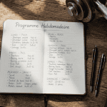 programme musculation pour une semaine carnet planning haltères