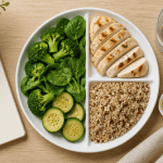 quoi manger pour maigrir assiette minceur légumes poulet quinoa
