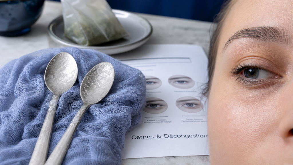 Comment cacher ses cernes sans maquillage : compresses froides naturelles pour dégonfler et illuminer le regard