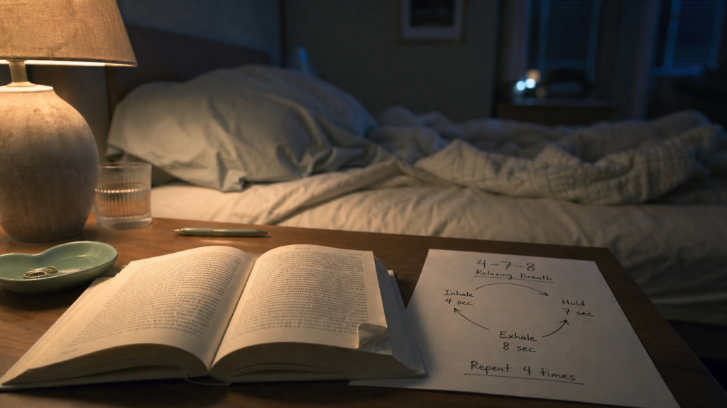 Comment faire pour dormir quand on y arrive pas : 30 minutes pour l’insomnie, schéma 4-7-8