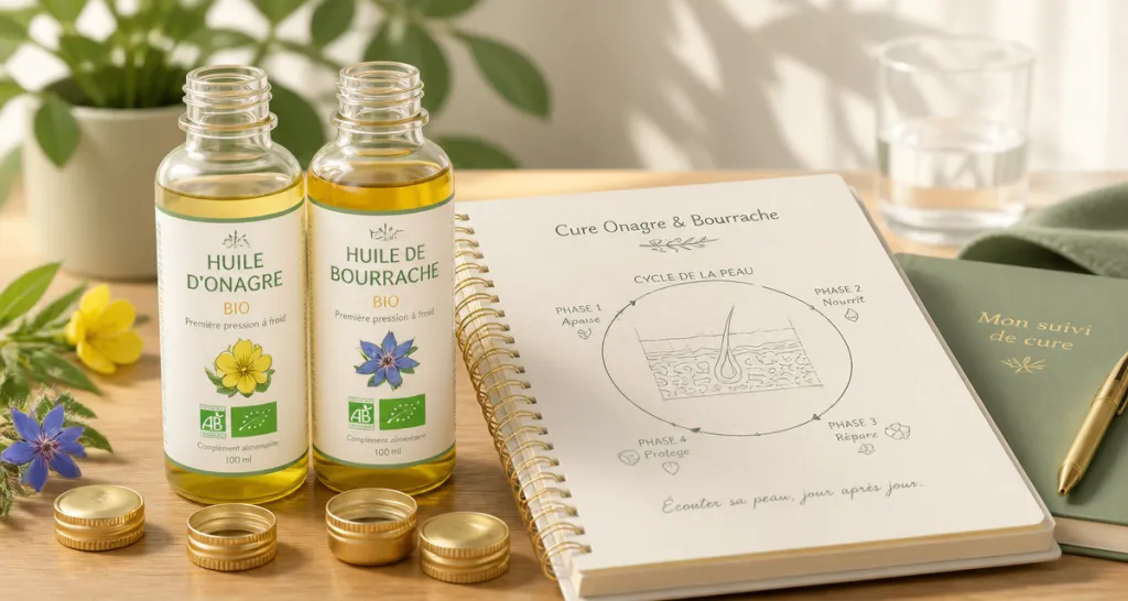 cure onagre bourrache combien de temps huiles capsules carnet