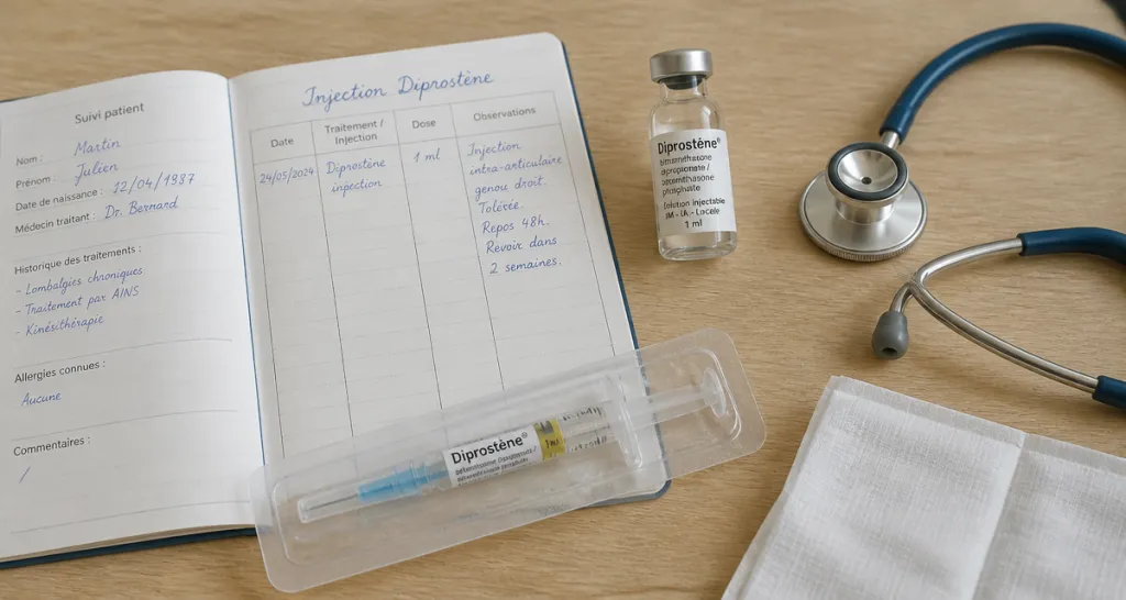 Diprostene injection avis seringue fiole