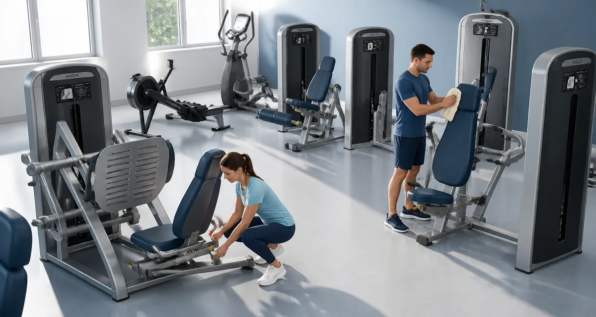 machine en salle de sport presse à cuisses