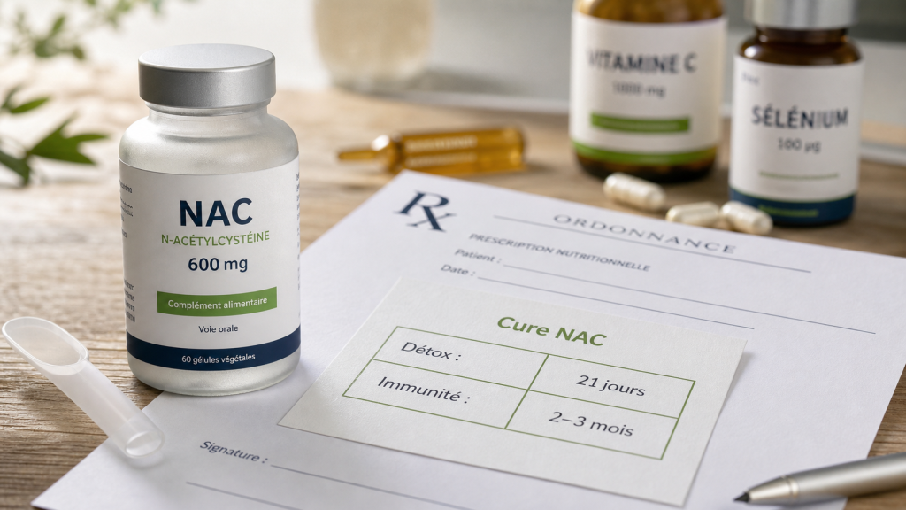 NAC cure de combien de temps : durée et cycles recommandés
