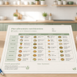 plan alimentaire nutritionniste pdf sur table