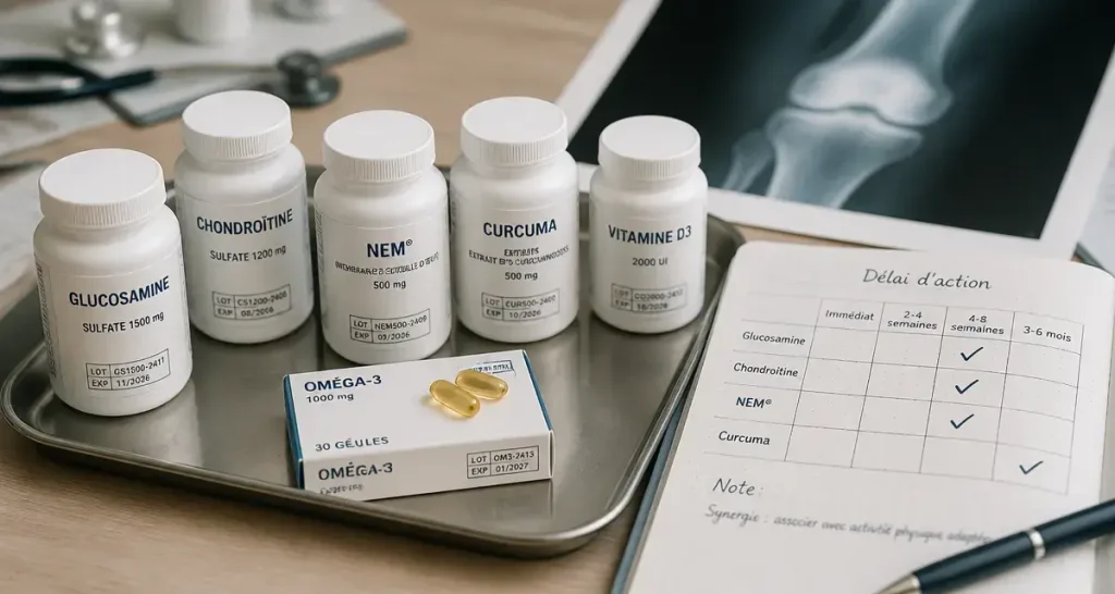 Quel est le meilleur complement alimentaire contre l arthrose : compléments glucosamine et curcuma