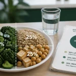 Regime vegetarien pour perdre 10 kilos : assiette végétarienne macros équilibrées