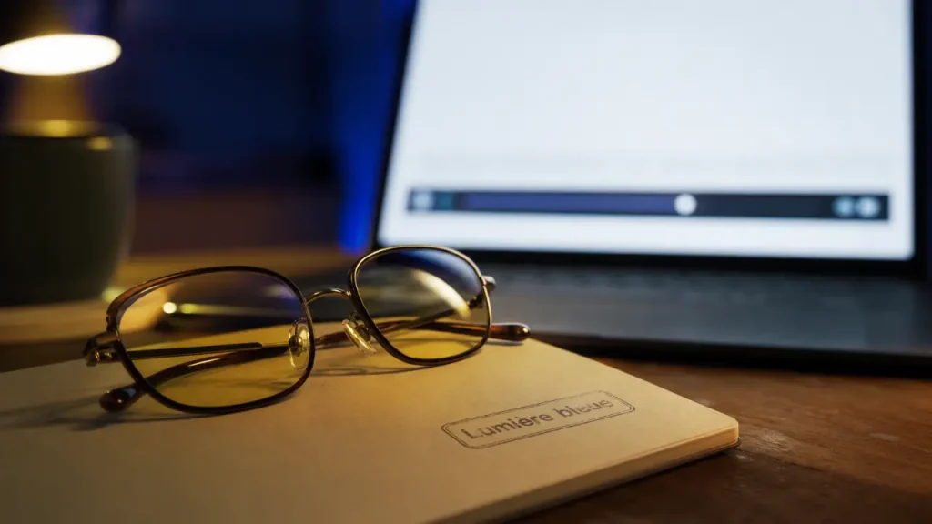 Lunettes anti lumière bleue : confort visuel, sommeil, DMLA, que valent-elles vraiment ?