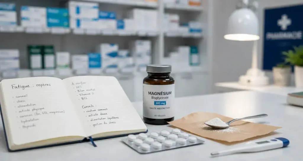 Médicament contre la fatigue : vitamines, fer et caféine en pharmacie
