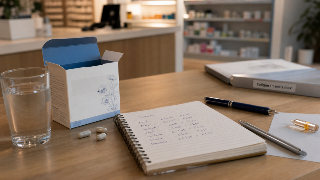 Médicaments contre la fatigue, cure 1 mois max, compléments et hydratation