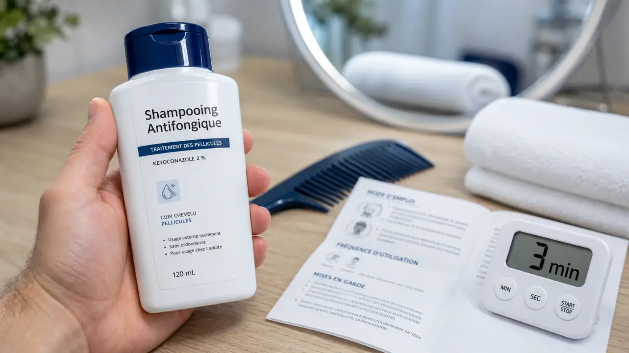 Shampoing antifongique sans ordonnance : pose 3 minutes