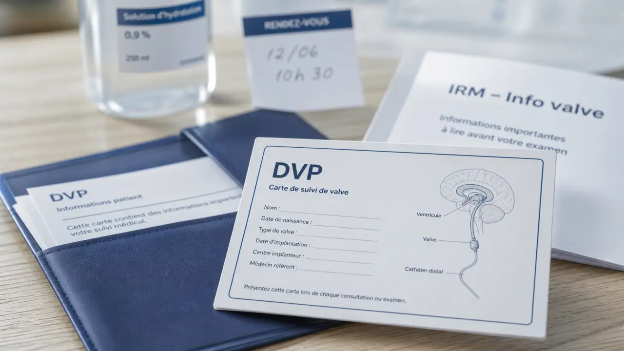 Repères pour vivre avec une dérivation ventriculo-péritonéale : suivi de valve