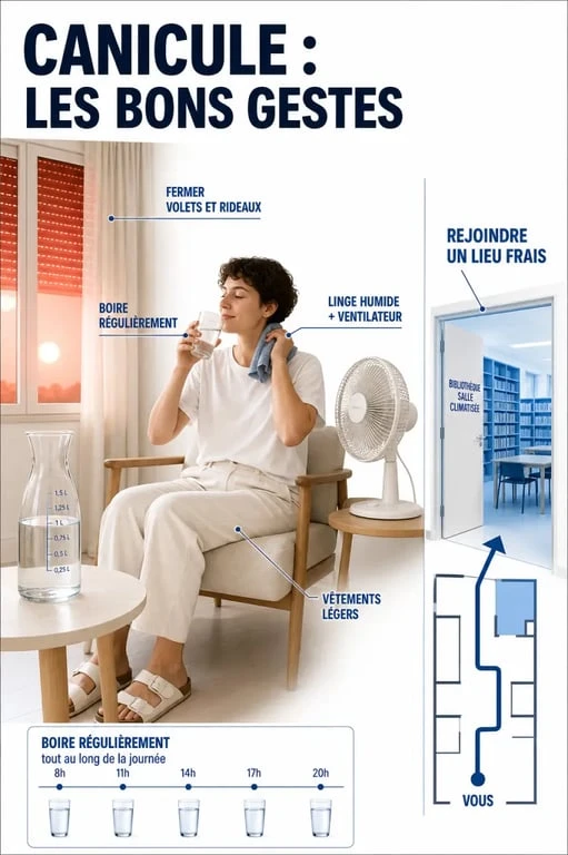 Que faire pendant la canicule : gestes essentiels pour se protéger de la chaleur