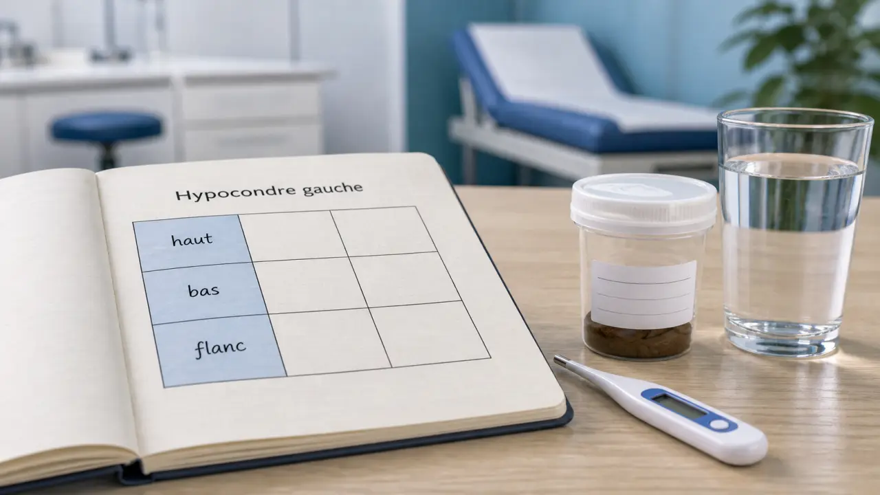 Mal du coté gauche du ventre : signes digestifs, rénaux et gynécologiques