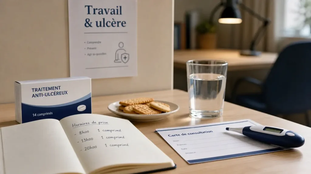 Douleur, métier, signaux d’arrêt : peut-on travailler avec un ulcère ?