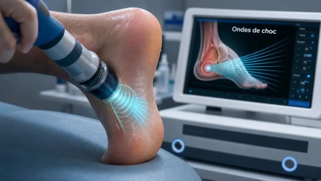 Shockwave therapy : ce qu’elle change pour les tendons douloureux, la fasciite plantaire et les calcifications
