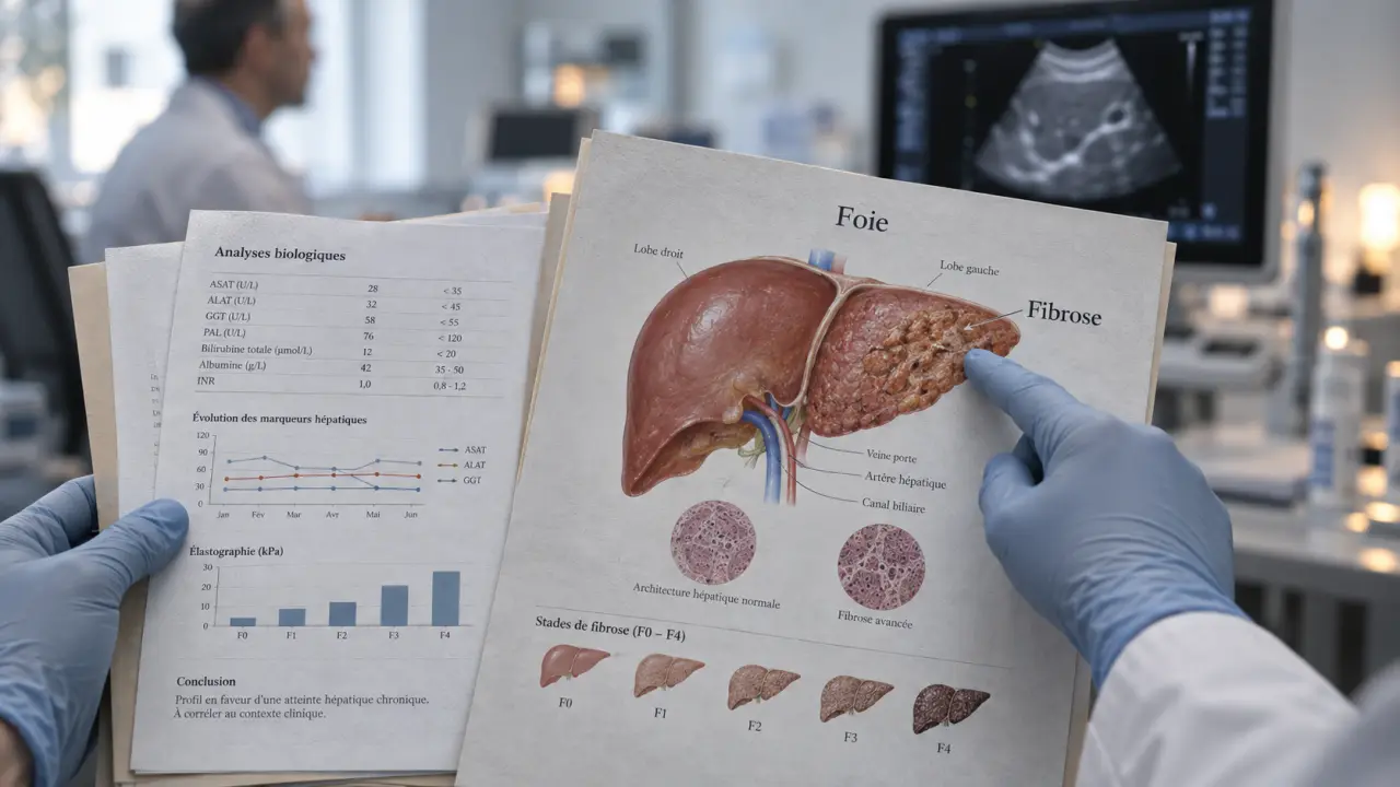 Cirrhose compensée : contrôle médical du foie et fibrose