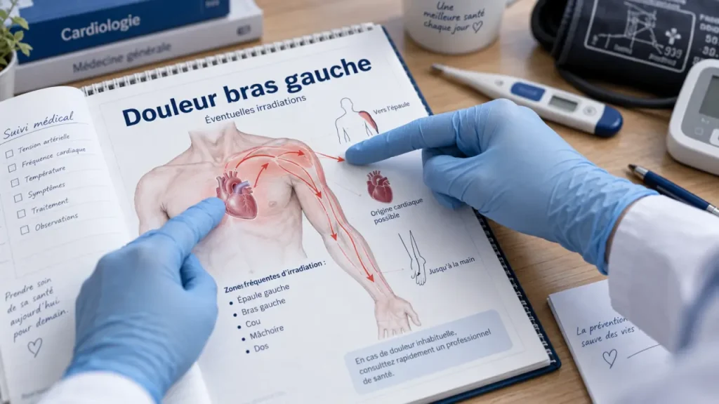 Douleur au bras gauche : le cœur n’est pas toujours en cause, mais certains signes imposent le 15