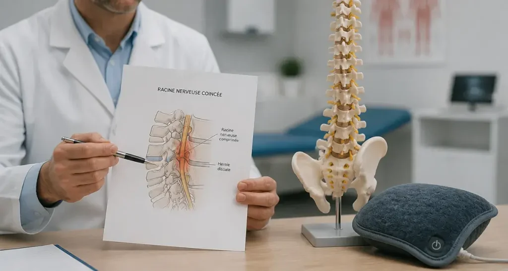 Nerf coincé dans le dos : reconnaître les signes et savoir quand consulter
