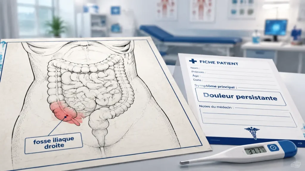 Appendicite à droite ou à gauche ? Douleur diffuse, fièvre et signes à surveiller