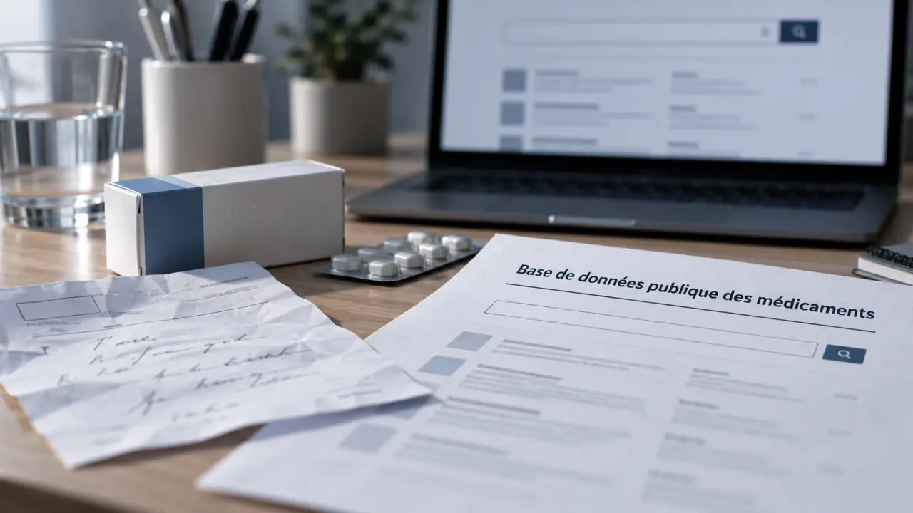 Base de données des médicaments : références, notices, interactions