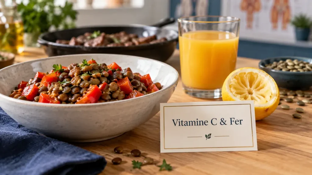 Fer et alimentation : l’absorption dépend aussi des associations dans l’assiette