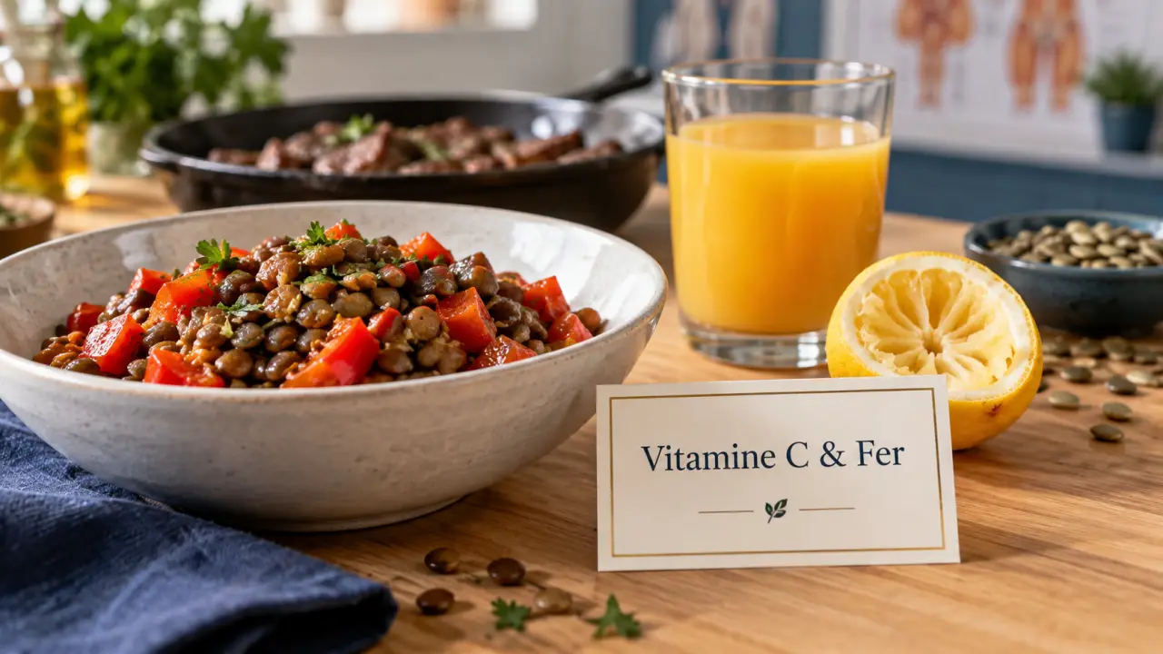 Fer et alimentation : associations alimentaires pour mieux absorber le fer