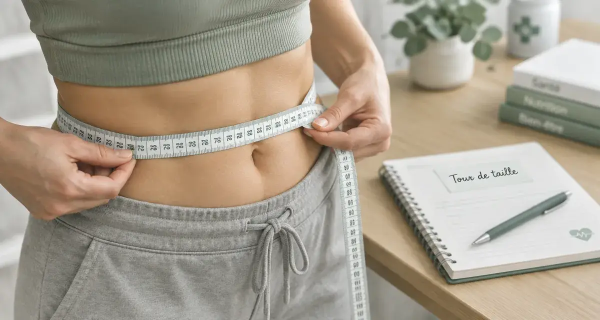 Gros ventre femme : tour de taille pour distinguer ballonnements et graisse abdominale